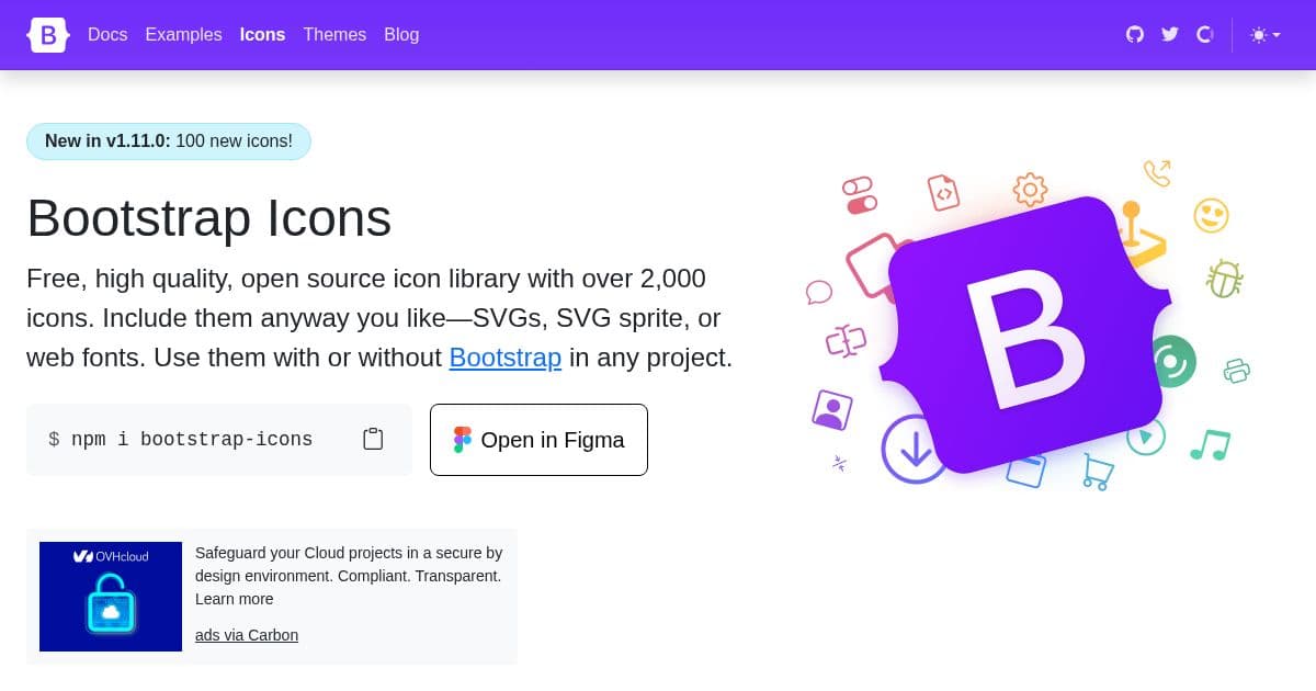 Bootstrap Icons - Recurso de iconos para diseñadores