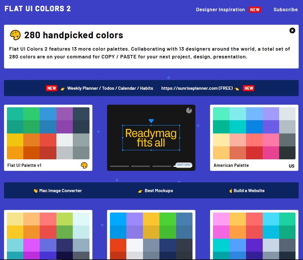 Flat UI Colors - Recurso de colores para diseñadores