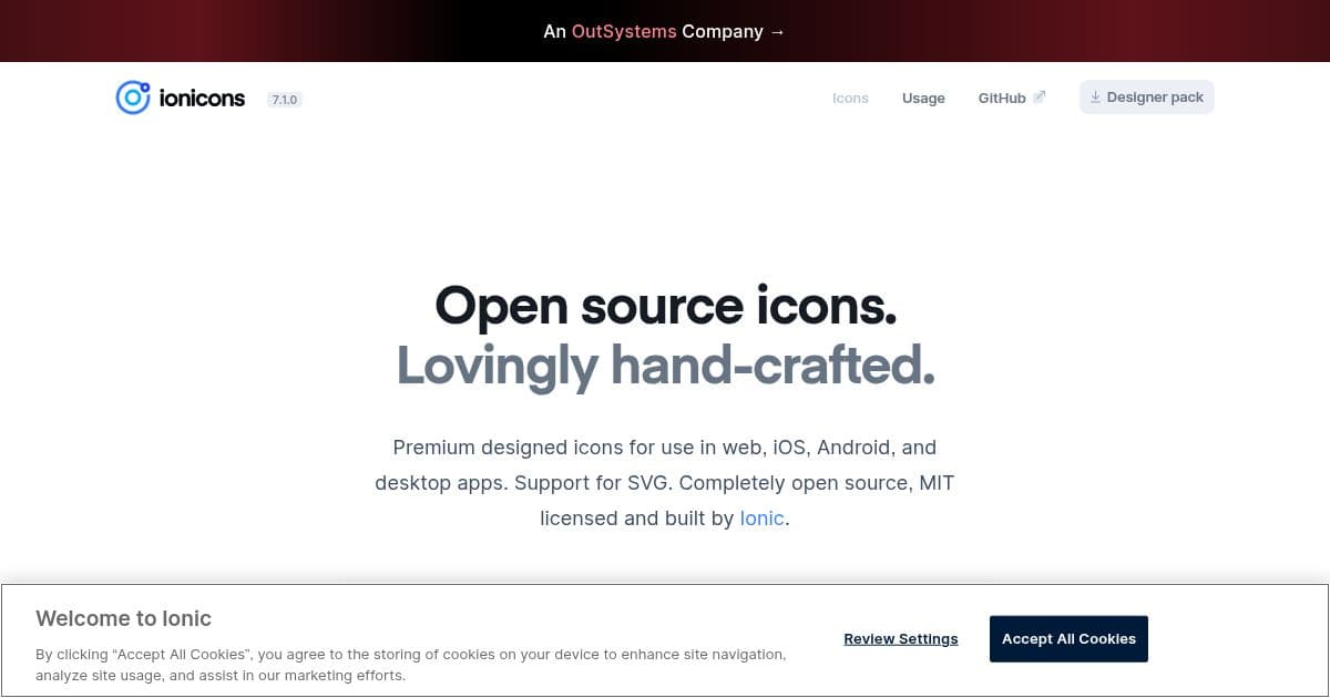 Ionicons - Recurso de iconos para diseñadores