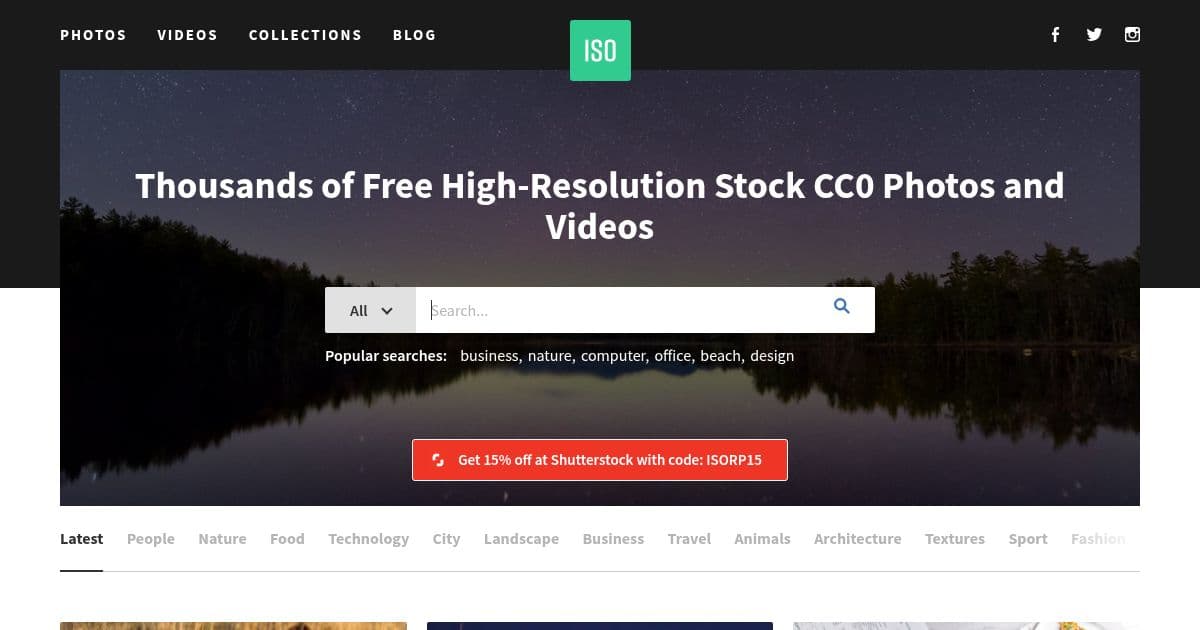 ISO Republic - Recurso de imagenes para diseñadores