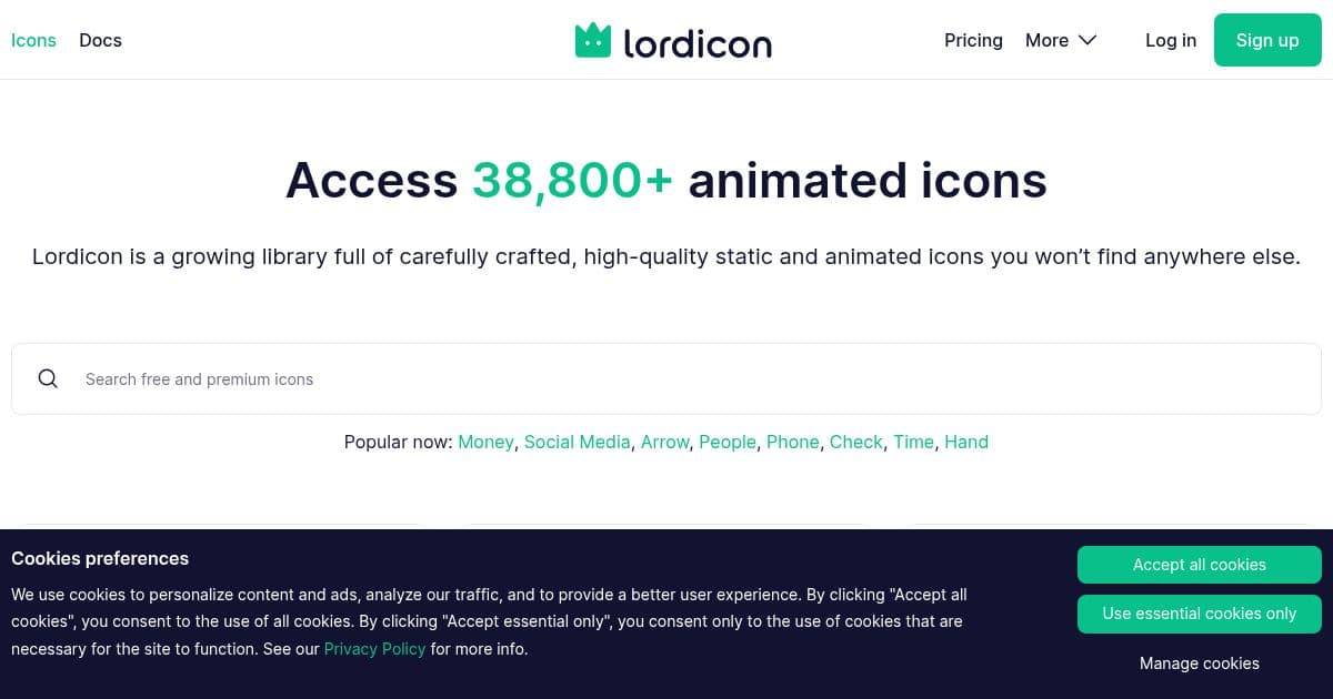 Lordicon - Recurso de iconos para diseñadores