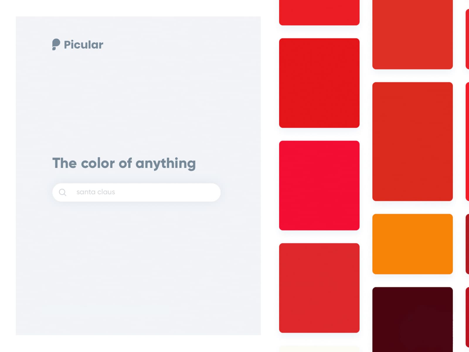 Picular - Recurso de colores para diseñadores