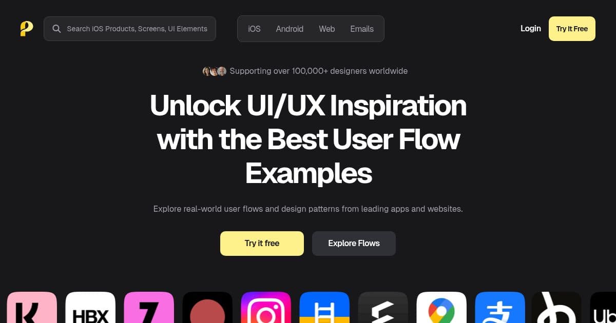 Page Flows - Recurso de inspiraciones para diseñadores