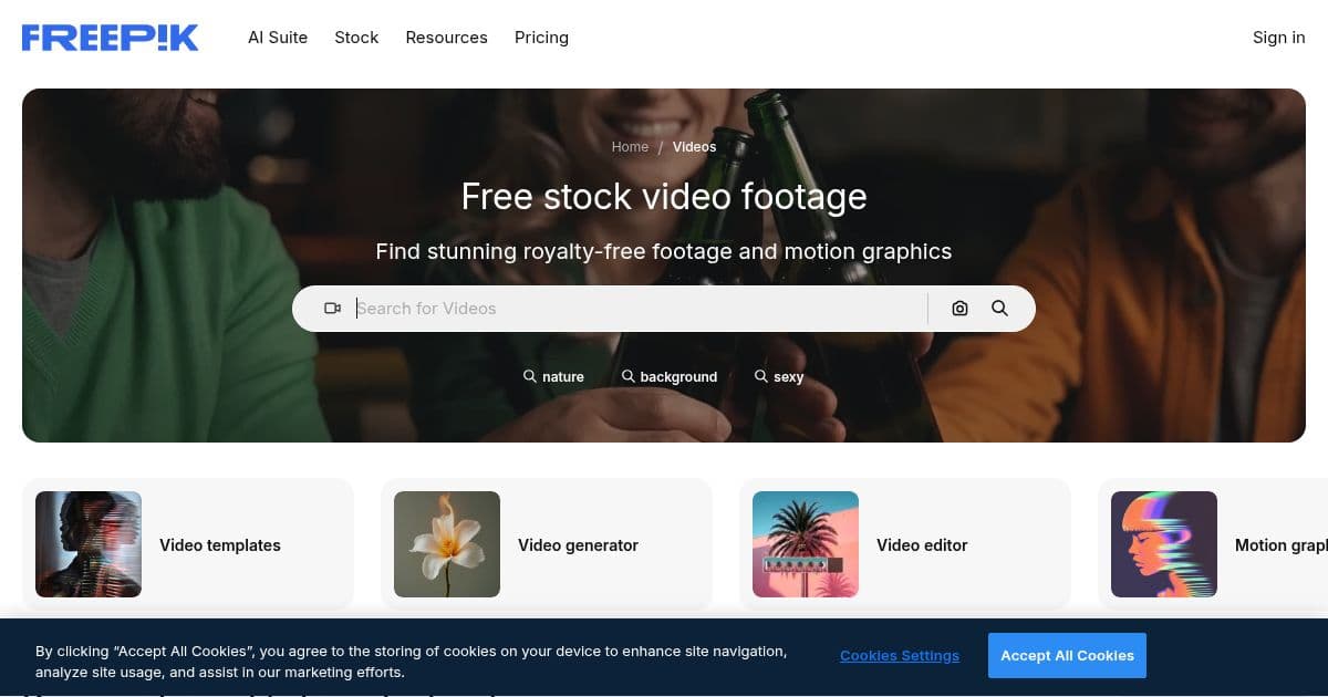 Videvo - Recurso de videos para diseñadores