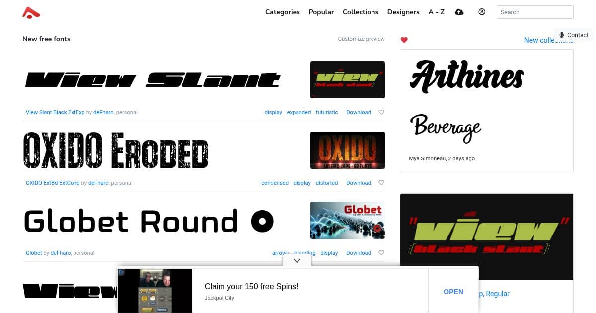 Abstract Fonts - Recurso de fuentes para diseñadores