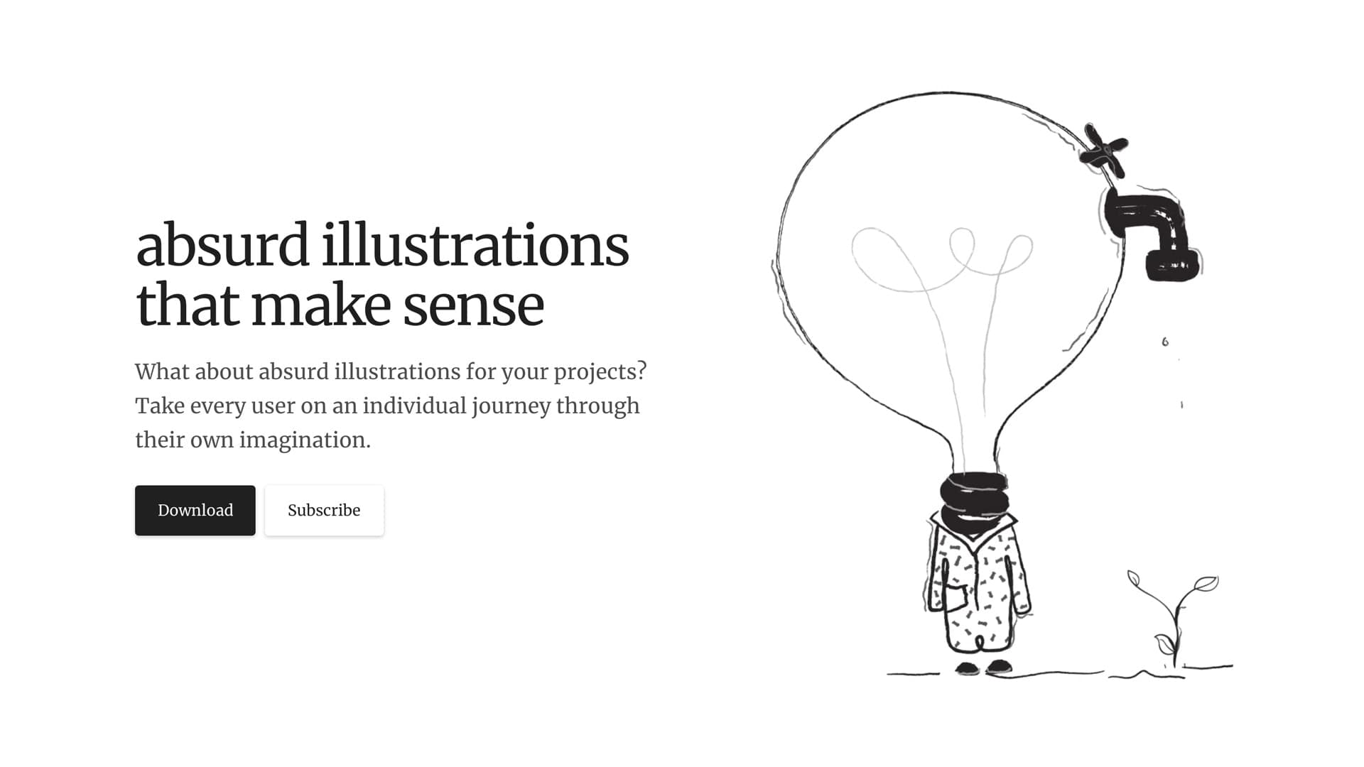 Absurd Design - Recurso de ilustraciones para diseñadores
