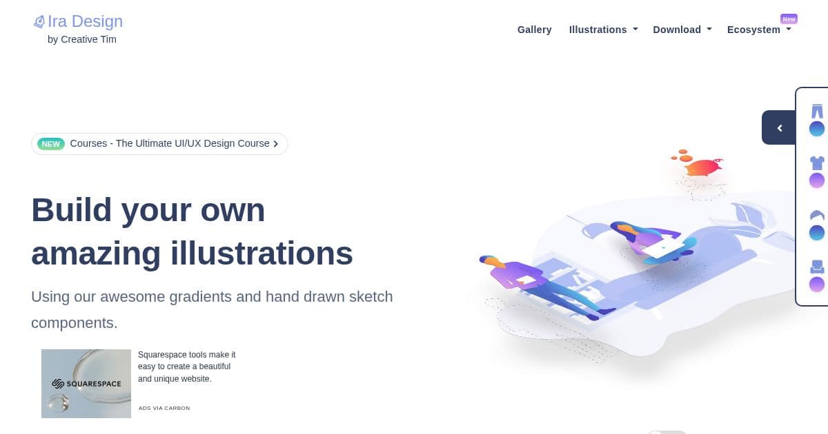 IRA Design - Recurso de ilustraciones para diseñadores