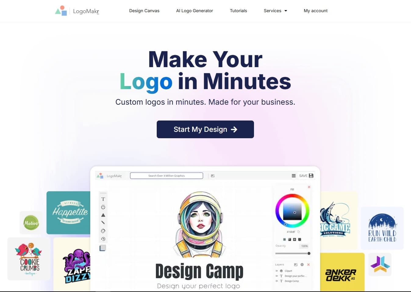 LogoMakr - Recurso de logos para diseñadores