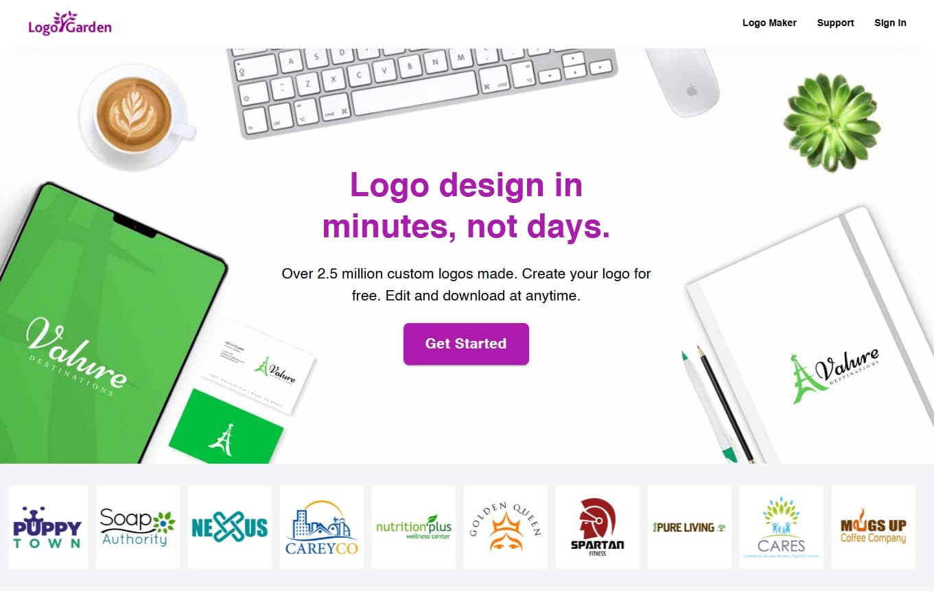 Logo Garden - Recurso de logos para diseñadores