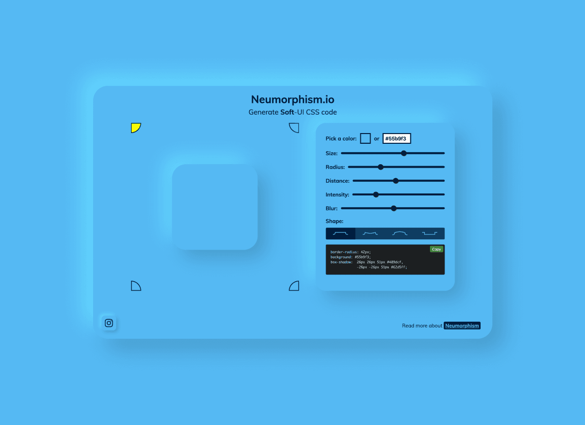 Neumorphism - Recurso de herramientas para diseñadores