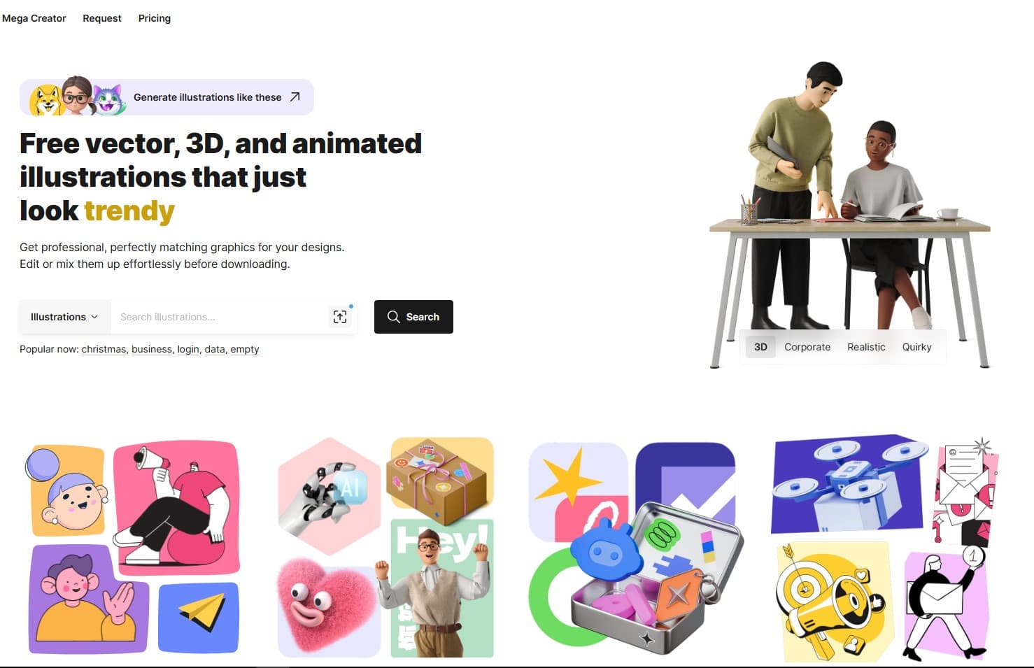 Ouch! - Recurso de ilustraciones para diseñadores