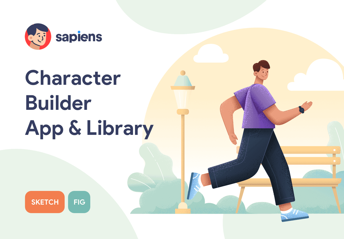 Sapiens - Recurso de ilustraciones para diseñadores