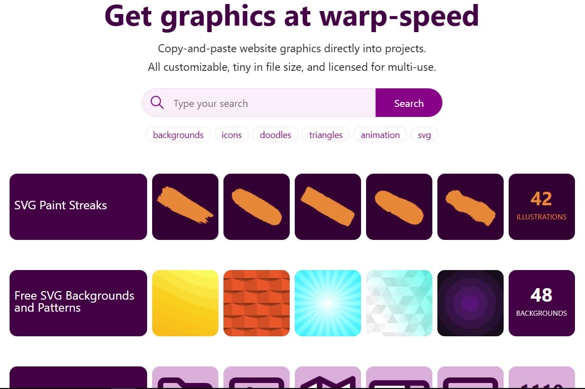 SVG Backgrounds - Recurso de fondos para diseñadores