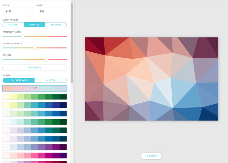 Trianglify - Recurso de fondos para diseñadores
